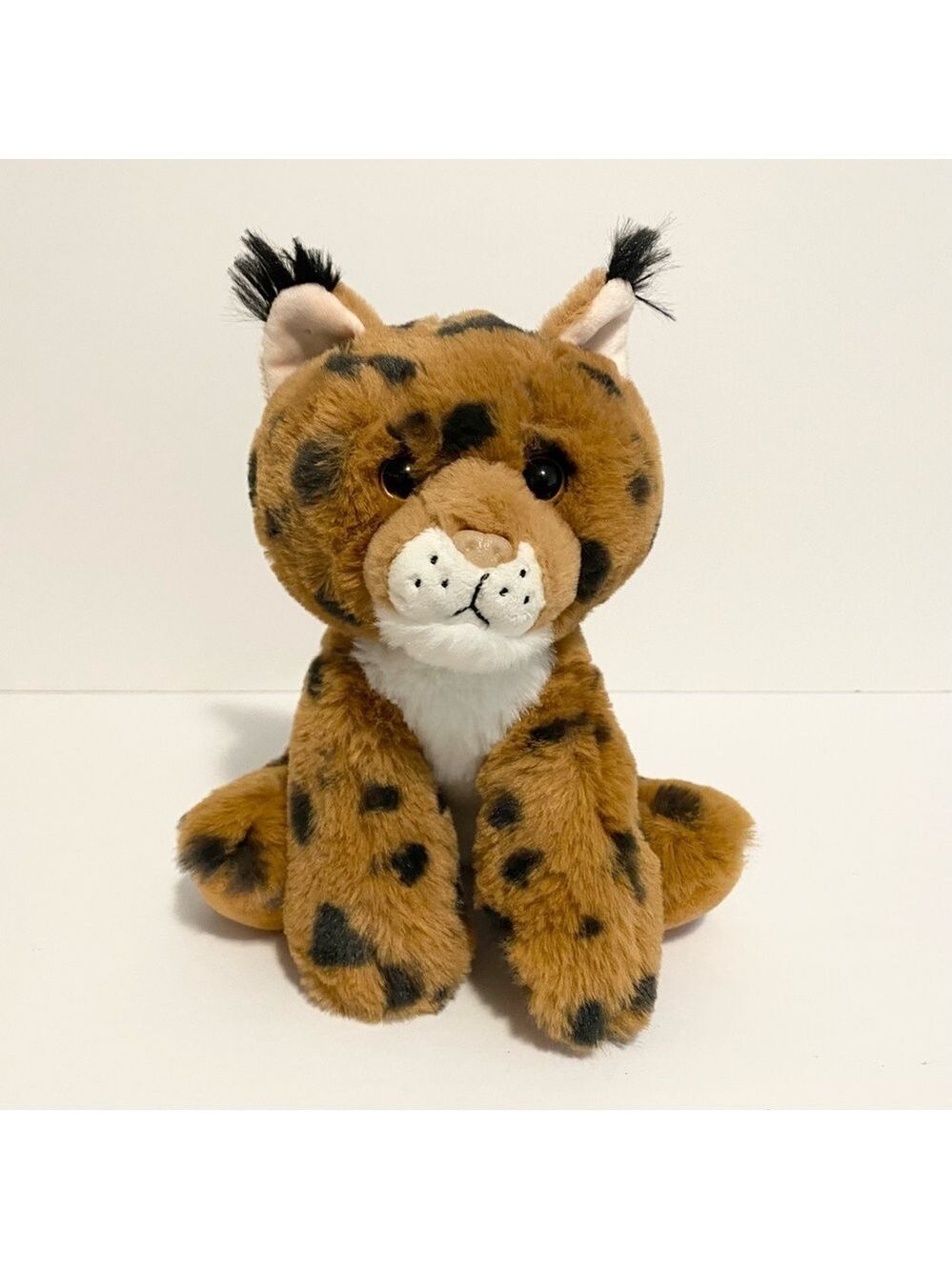 Petting Zoo Lynx Plush Spotted Kitty Cat Stuffed Animal Toy Zoo Figure 8” Toy
